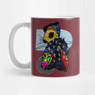 rat with very cool beanie Mug